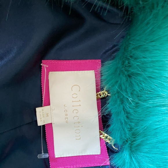 J. Crew collection Faux Fur coat size medium - Picture 4 of 7